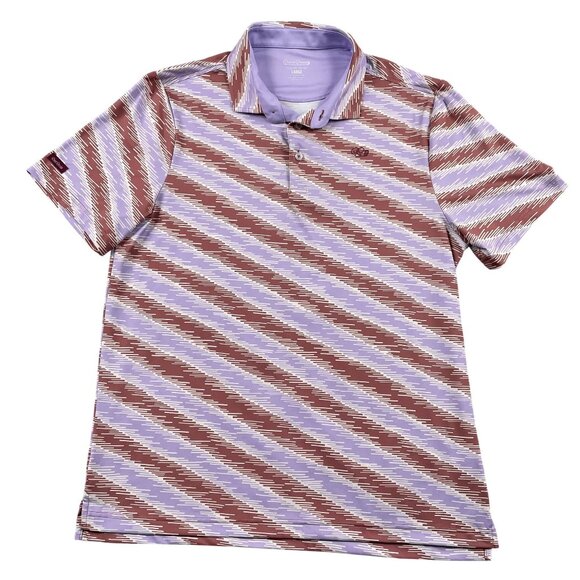 Good Good Golf Other - Good Good Golf Polo Shirt Mens Large Violet Fighting for Par